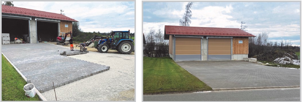 Salz- und Hackguthalle Leberskirchen